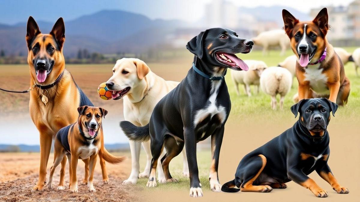 Common Temperament Profiles of Working Dog Breeds
