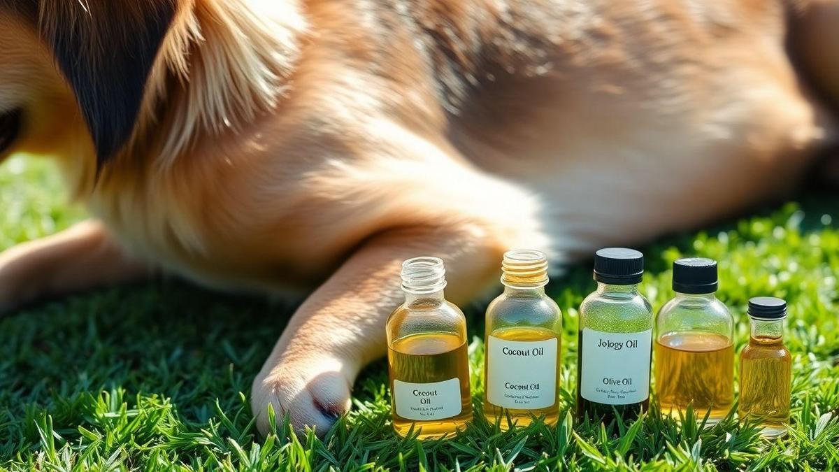 Natural Oils for Dog Coat Shine