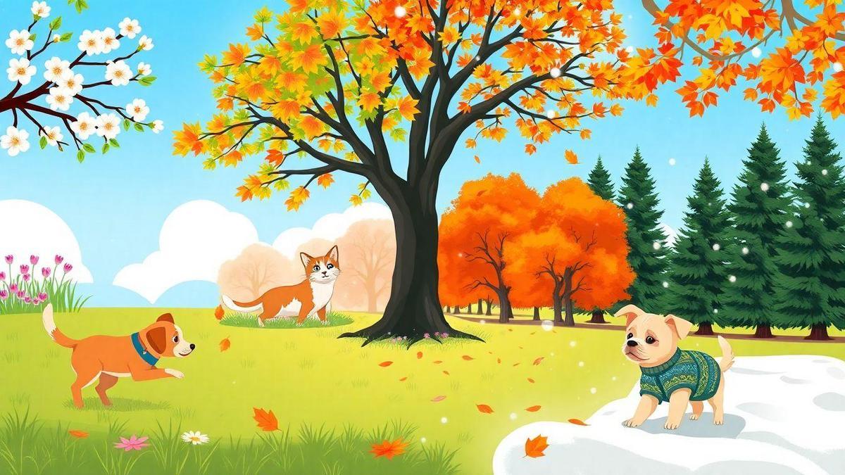 Pet Exercise in Different Seasons